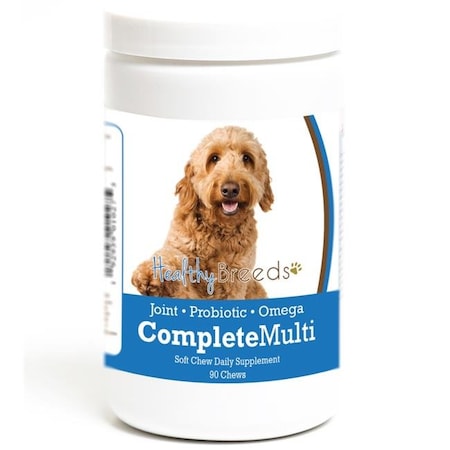 Healthy Breeds Healthy Breeds 192959010275 Goldendoodle all in one Multivitamin Soft Chew - 90 Count 192959010275